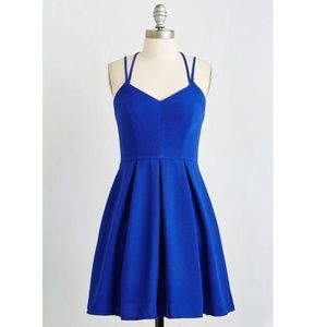 Ya Los Angeles Royal Blue Party Dress, M
